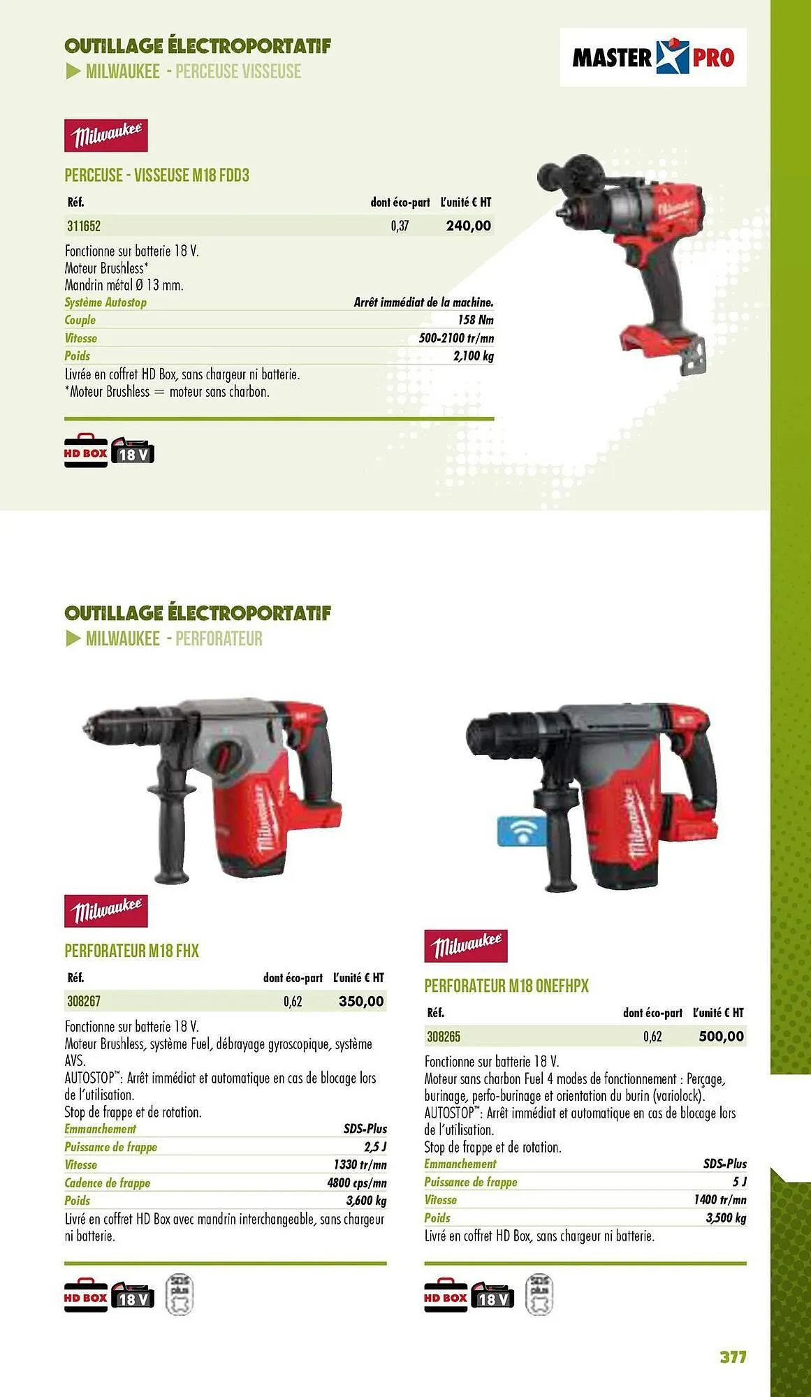 Catalogue Master Pro du 3 janvier au 31 décembre 2025 - Catalogue page 379