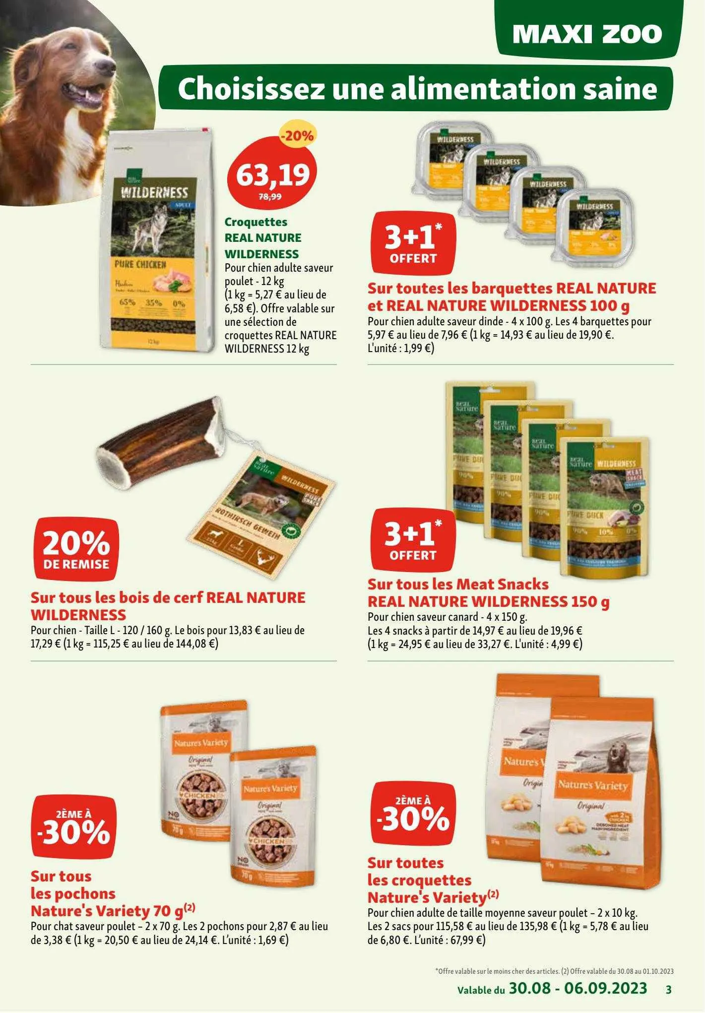 Catalogue Maxi Zoo du 25 août au 8 septembre 2023 - Catalogue page 3