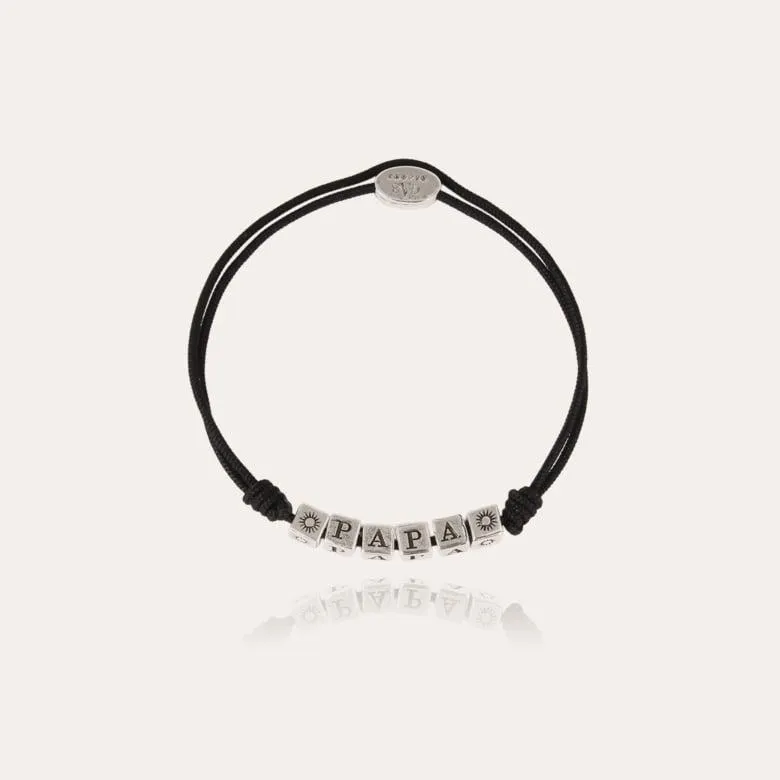Papa men bracelet silver