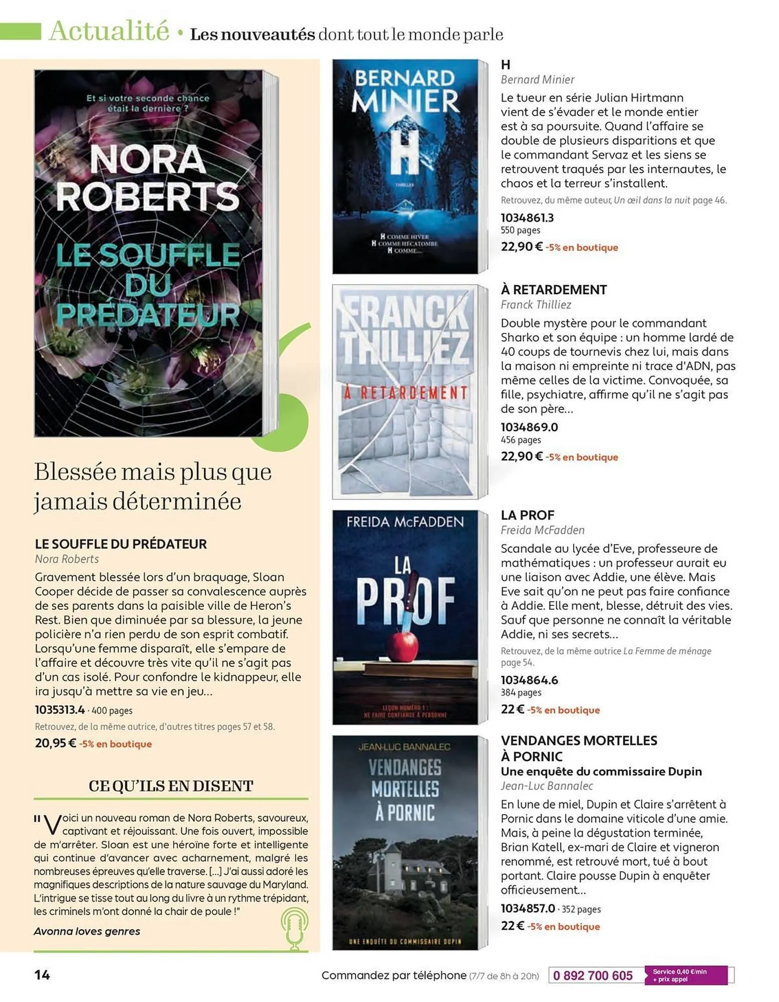 Catalogue France Loisirs du 1 septembre au 31 octobre 2025 - Catalogue page 14
