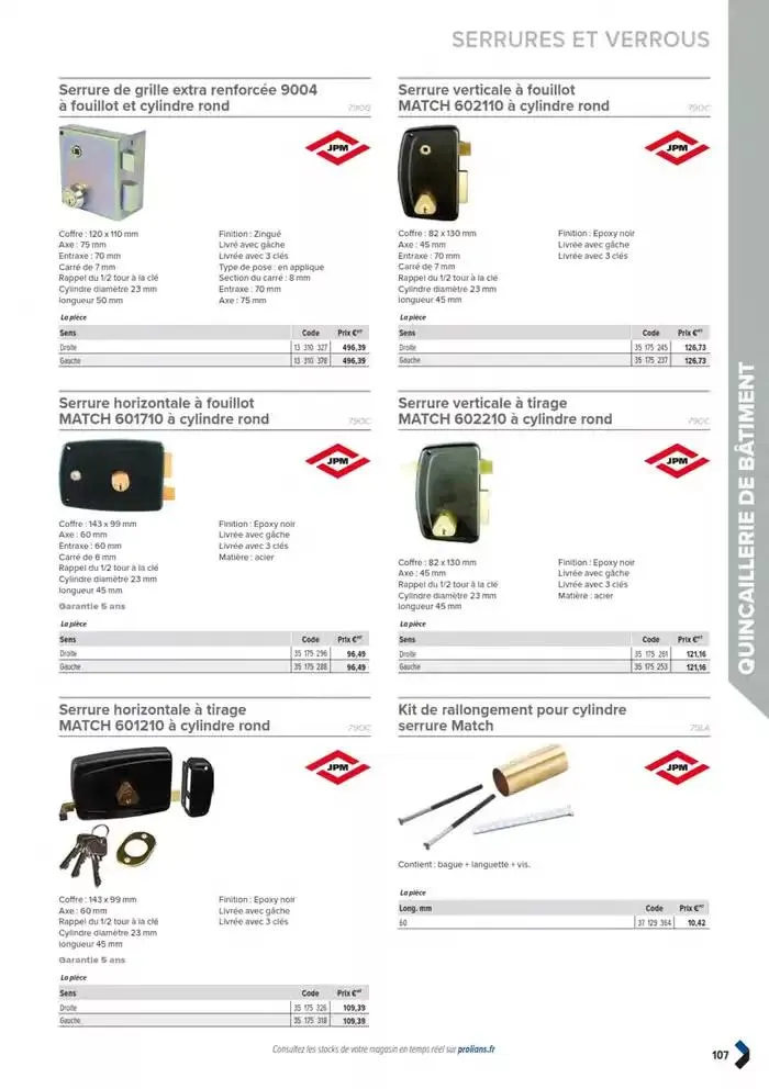 Catalogue général du 11 mars au 31 décembre 2025 - Catalogue page 109