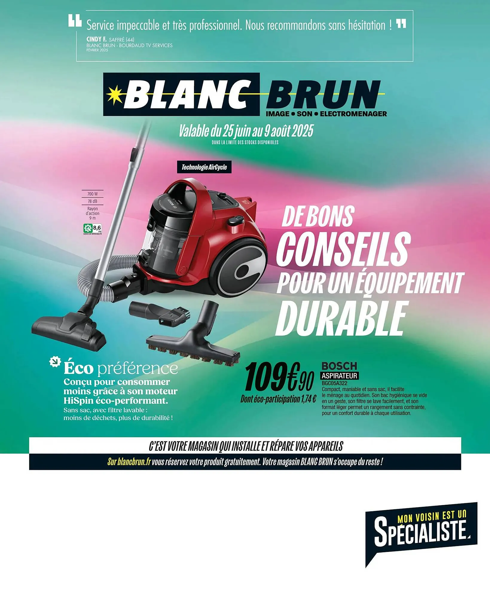 Catalogue Blanc Brun du 25 juin au 9 août 2025 - Catalogue page 1