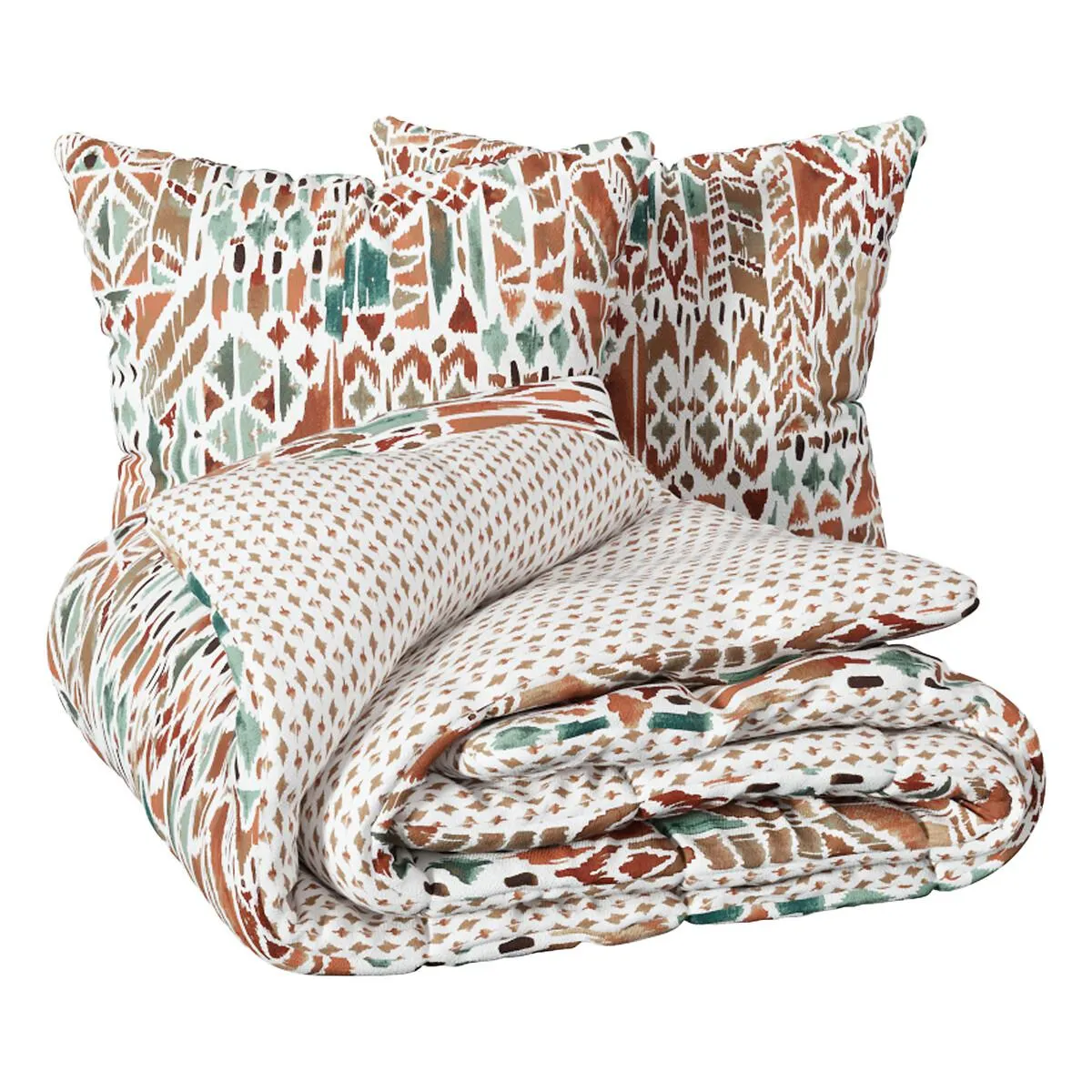 Parure de lit imprimée "Ikat"