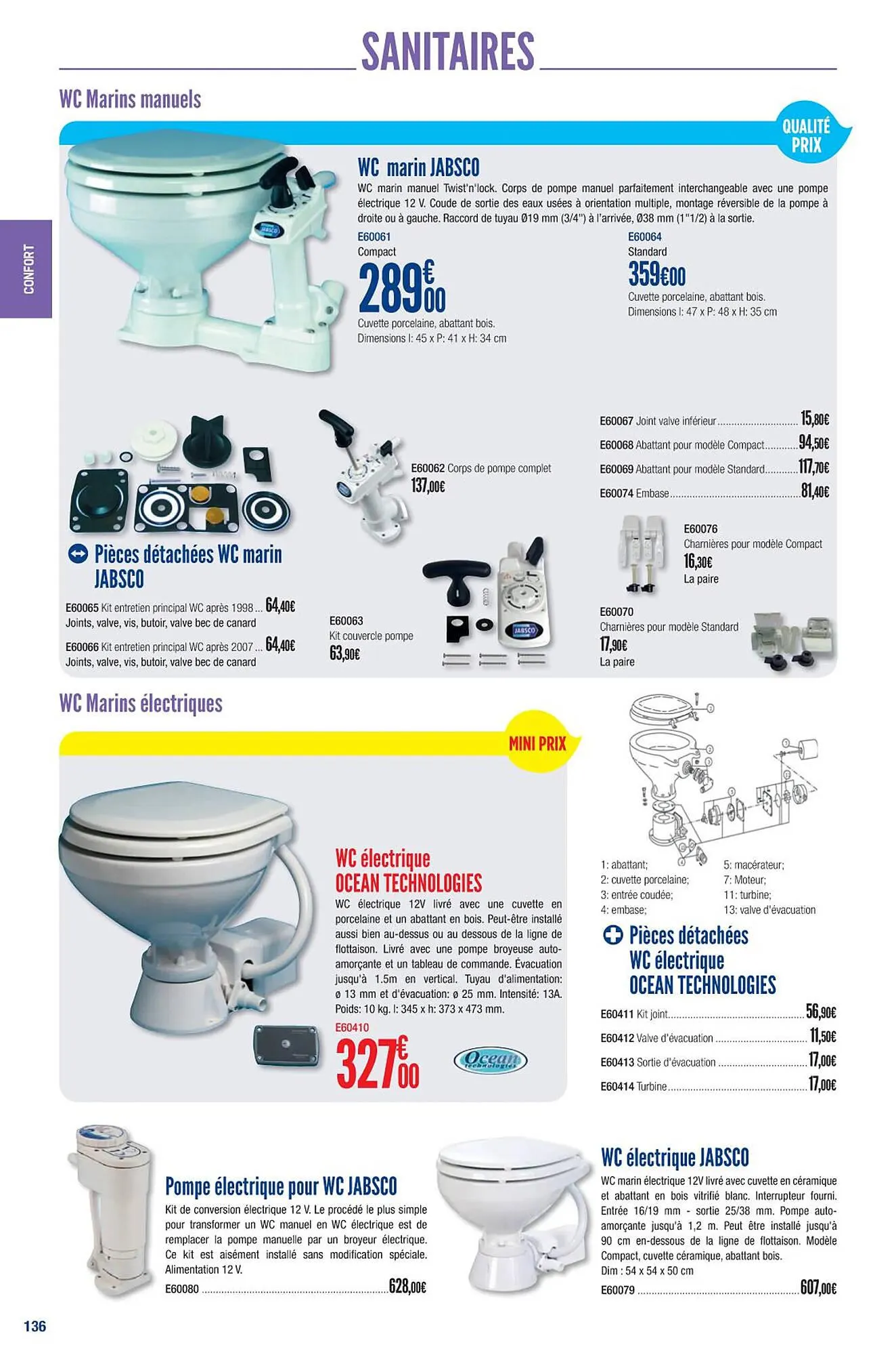 Catalogue Accastillage Diffusion du 1 mars au 31 décembre 2023 - Catalogue page 138
