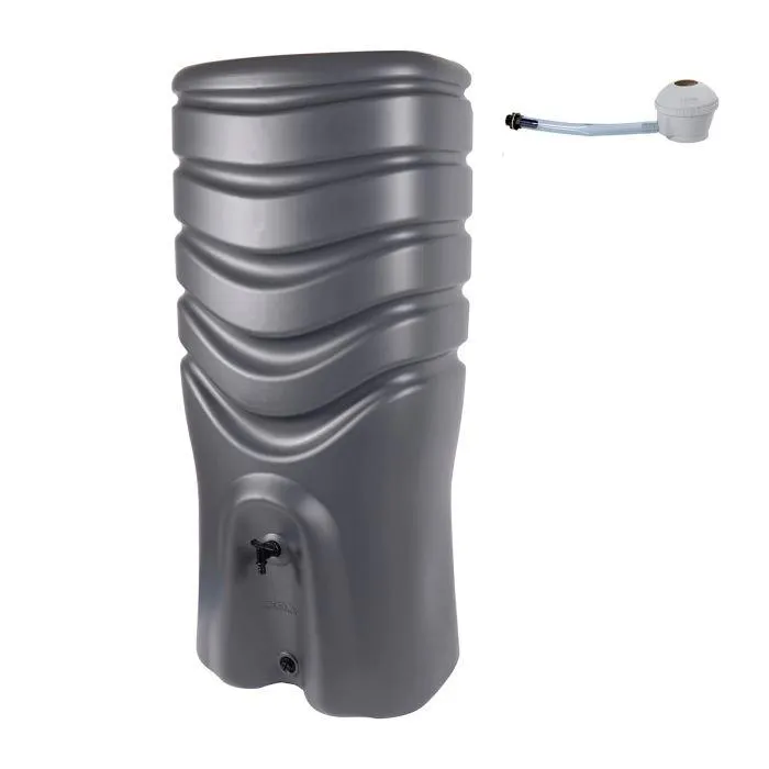Récupérateur d'eau de pluie Recup'O 350 et kit collecteur EDA