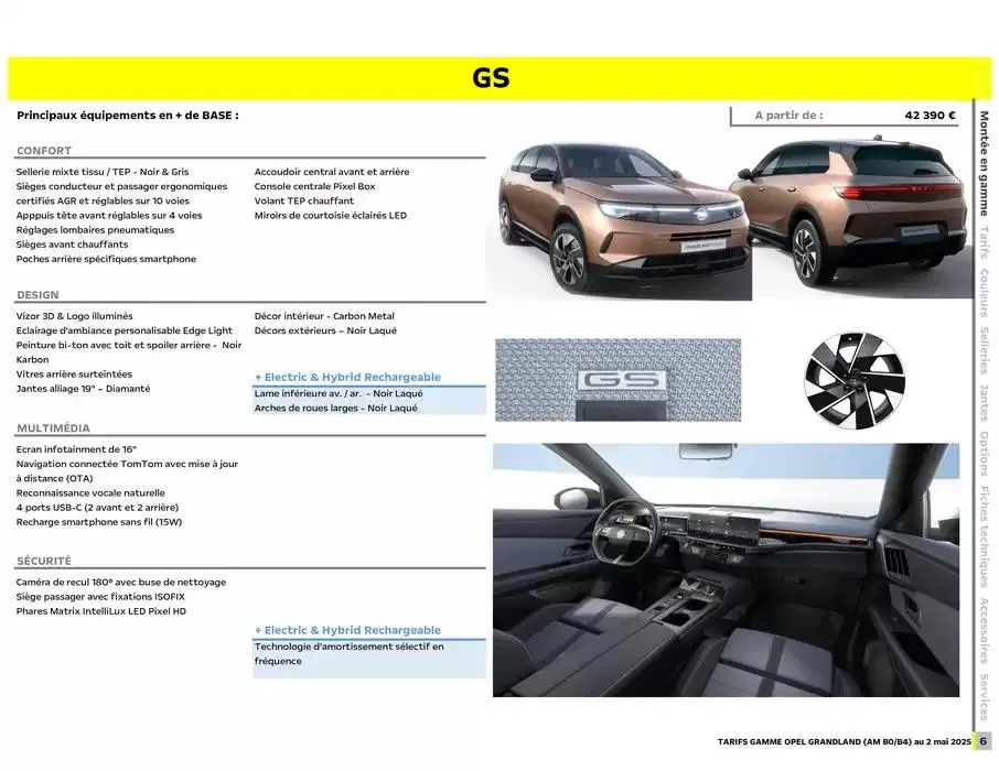Opel Nouveau Grandland du 12 mai au 12 mai 2026 - Catalogue page 6