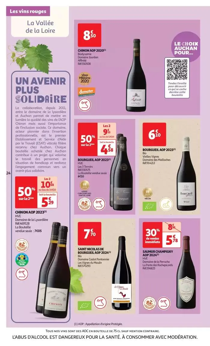 Foire aux vins : une sélection à prix modérés du 1 avril au 13 avril 2025 - Catalogue page 24