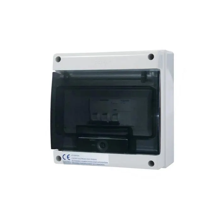 Coffret électrique de protection pour pompe à chaleur 10 A Tri