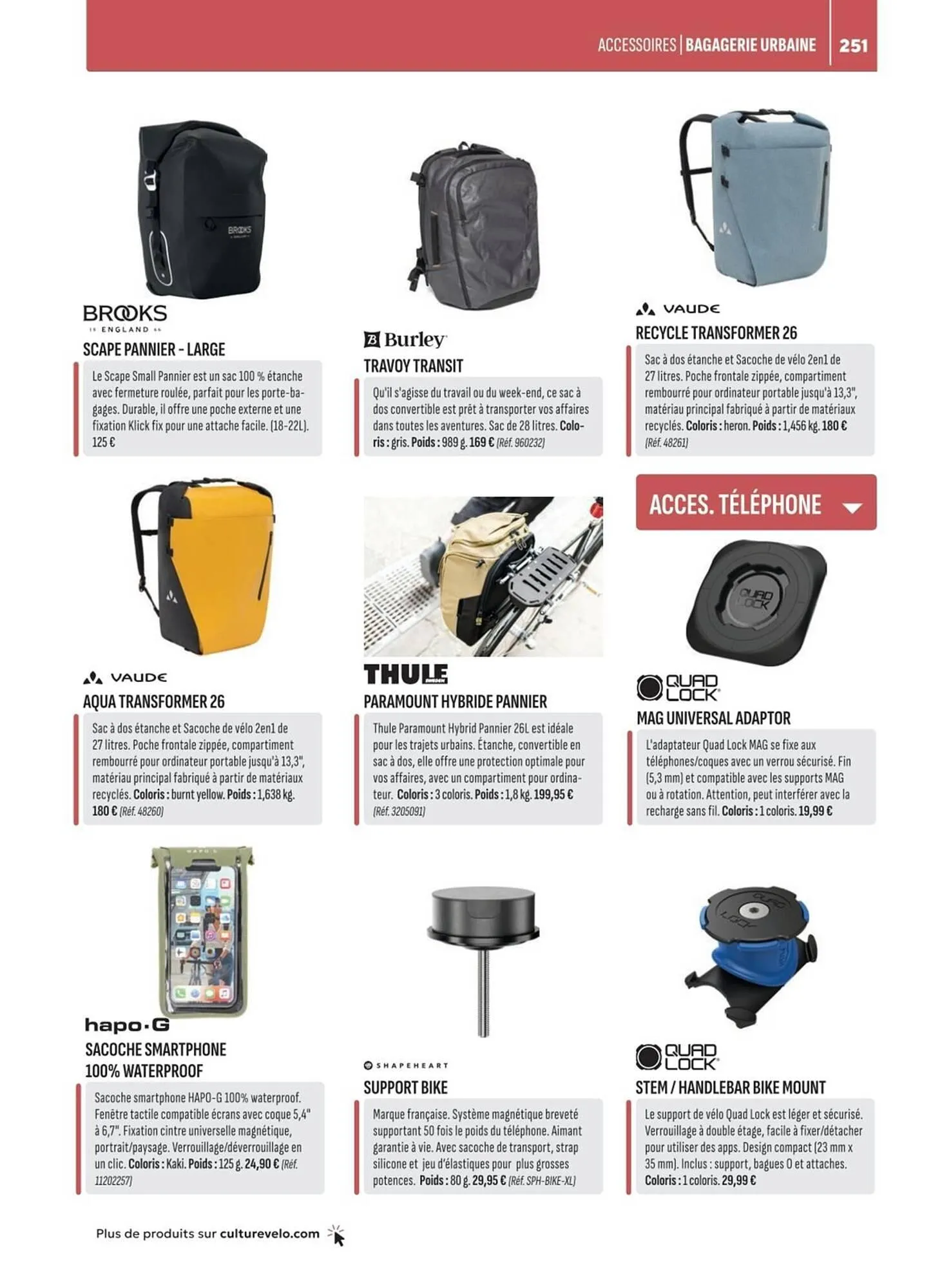 Catalogue Culture Vélo du 2 mai au 31 décembre 2025 - Catalogue page 251