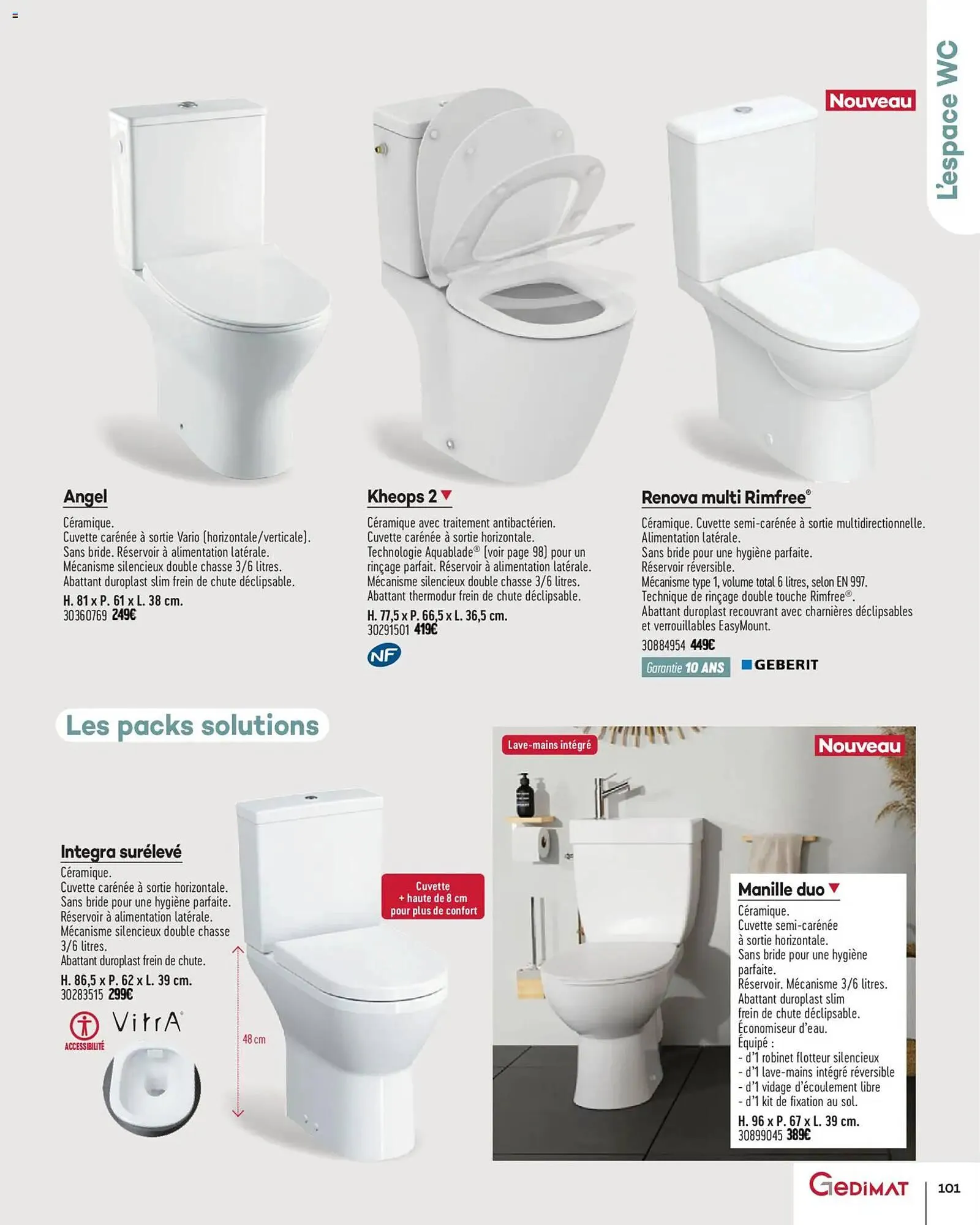 Catalogue Gedimat du 1 avril au 30 avril 2026 - Catalogue page 101
