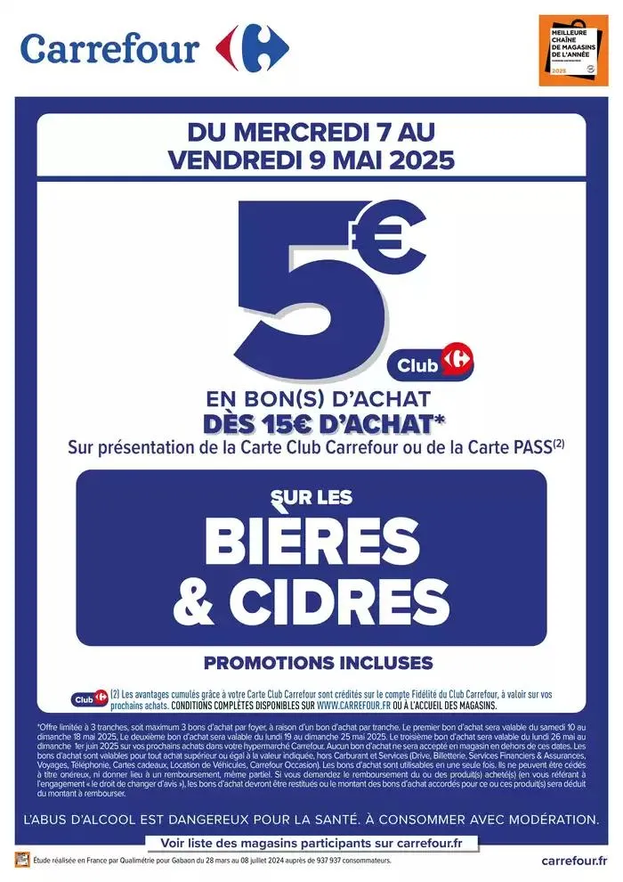 OPERATION BON(S) D’ACHAT BIÈRES ET CIDRES - 1