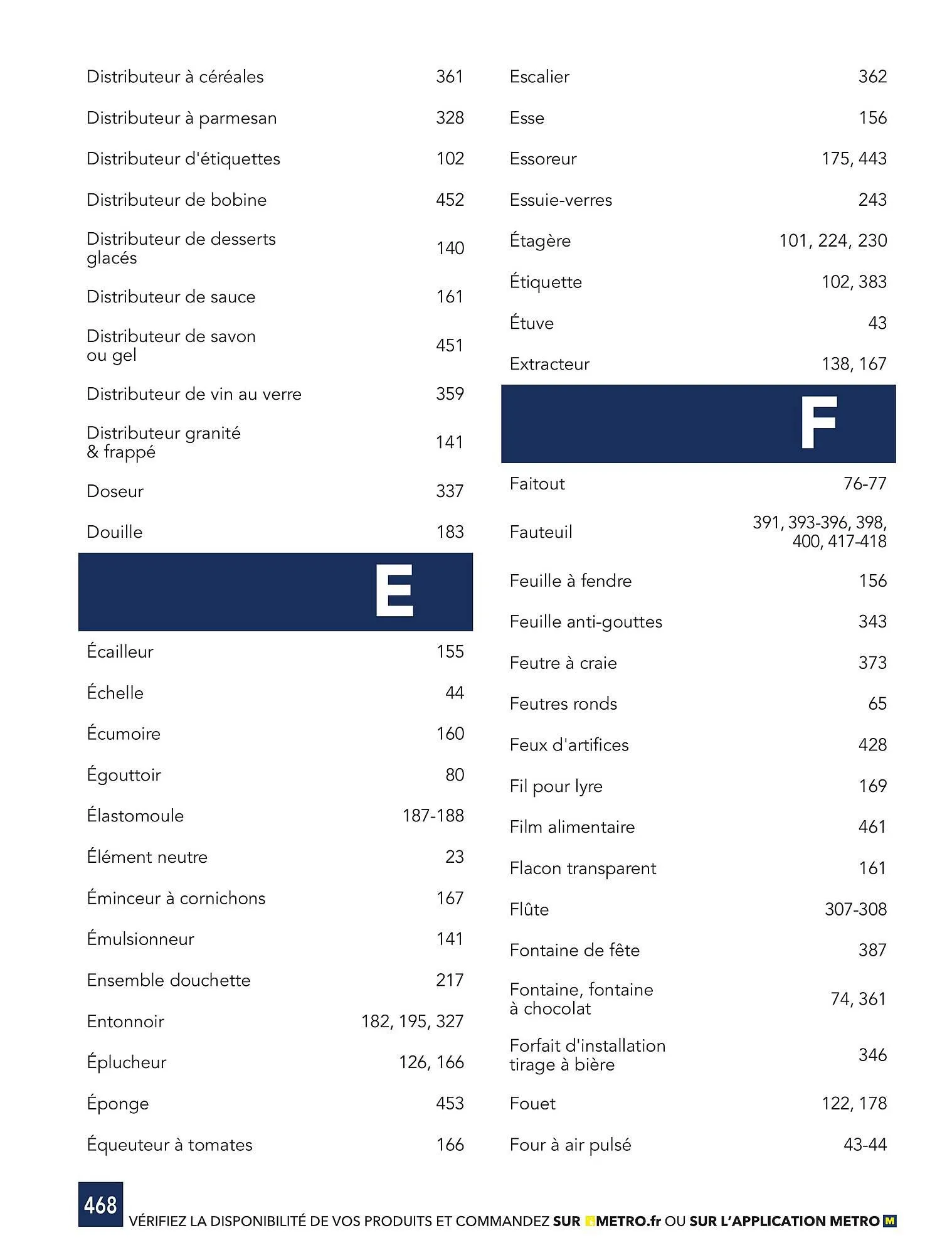 Catalogue METRO du 1 janvier au 31 décembre 2026 - Catalogue page 468