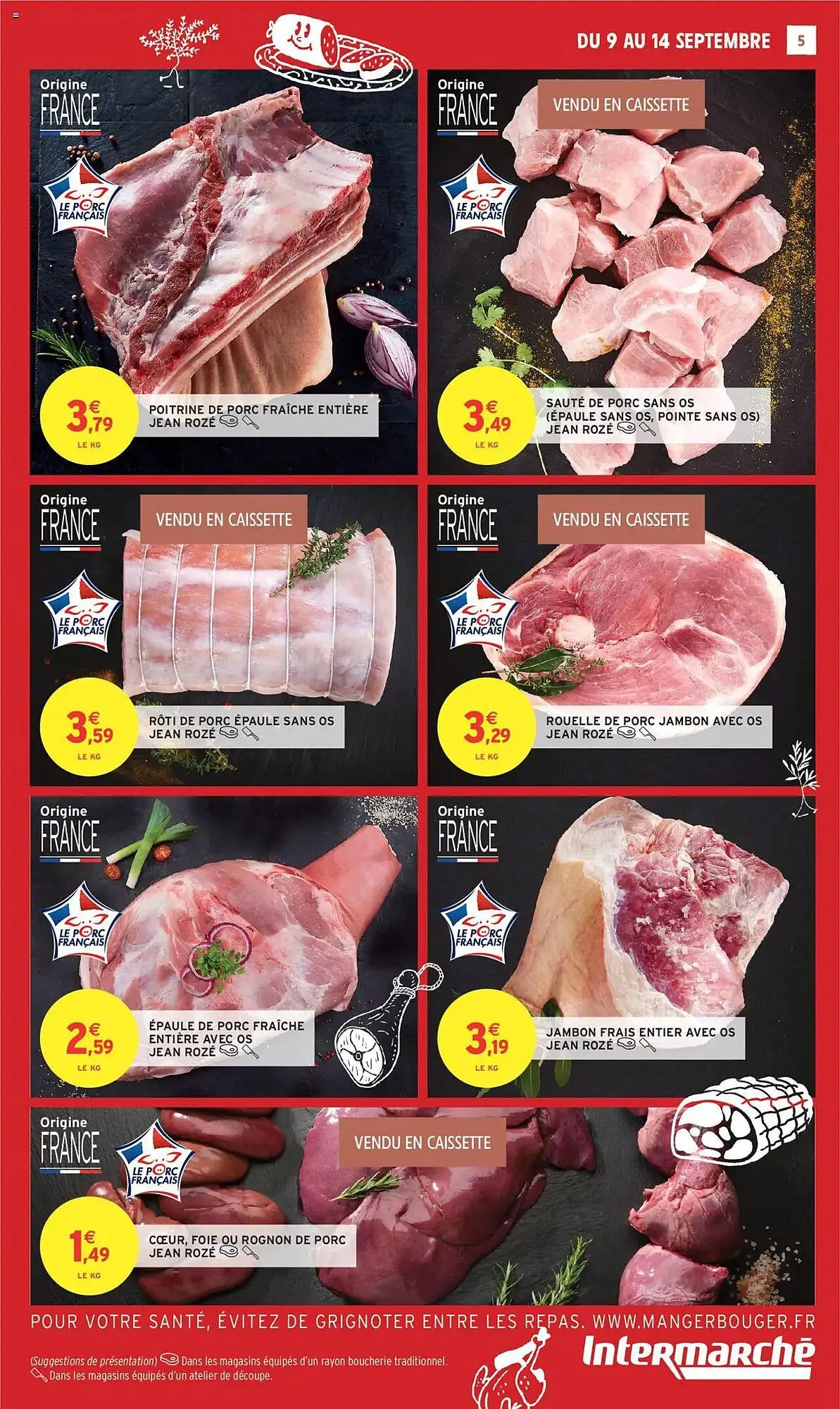 Catalogue Intermarché du 9 septembre au 14 septembre 2025 - Catalogue page 5