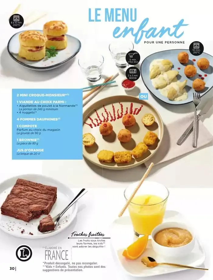 CARTE TRAITEUR PERMANENTE - MIXTE du 9 mai au 31 décembre 2025 - Catalogue page 30