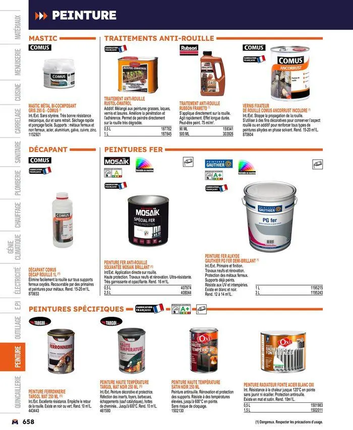 Guide produits 2024 du 15 mars au 31 décembre 2024 - Catalogue page 658