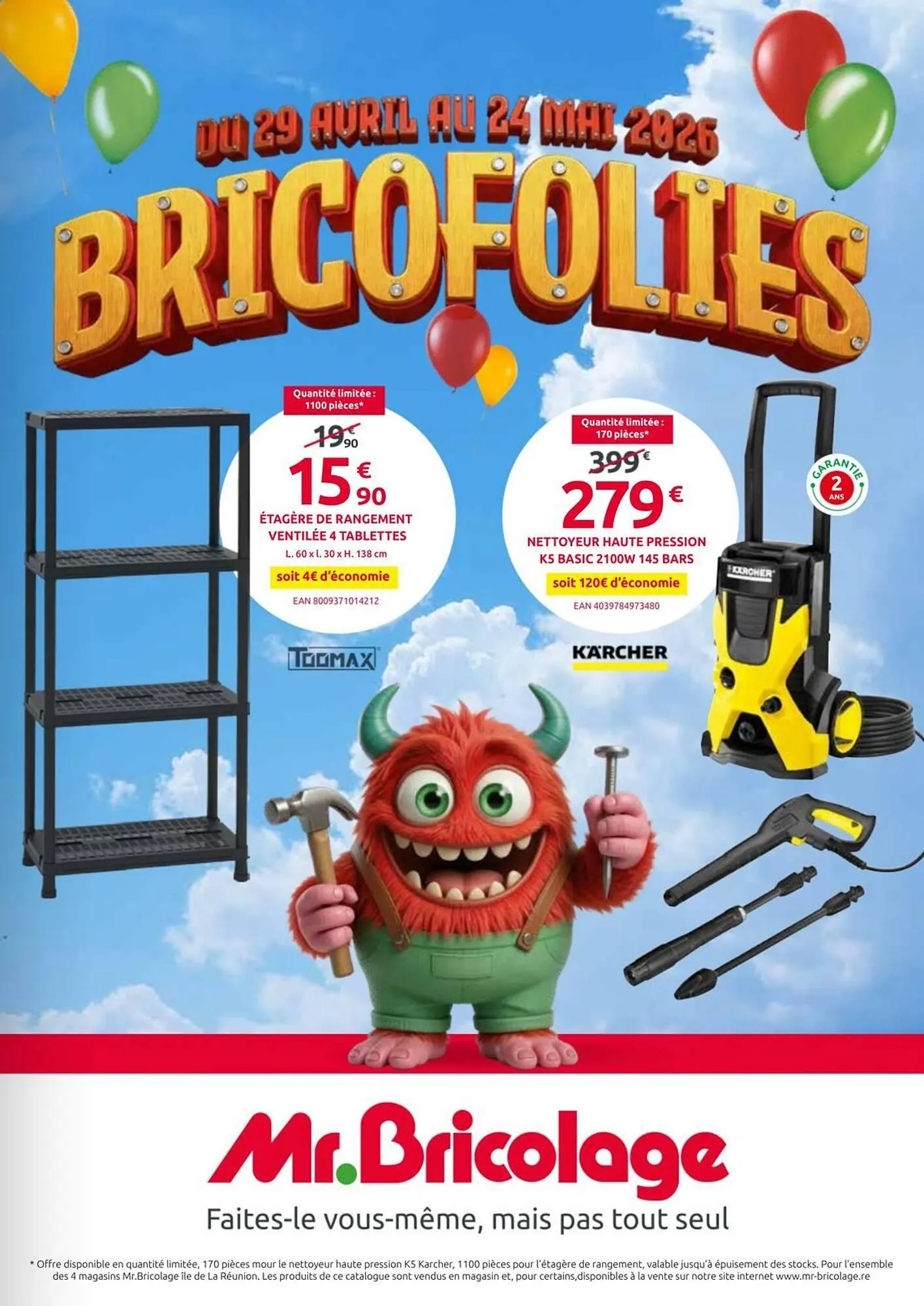Catalogue Mr Bricolage du 29 avril au 24 mai 2026 - Catalogue page 1