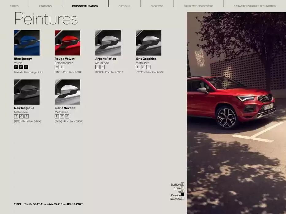 SEAT Ateca du 5 mars au 5 mars 2026 - Catalogue page 11