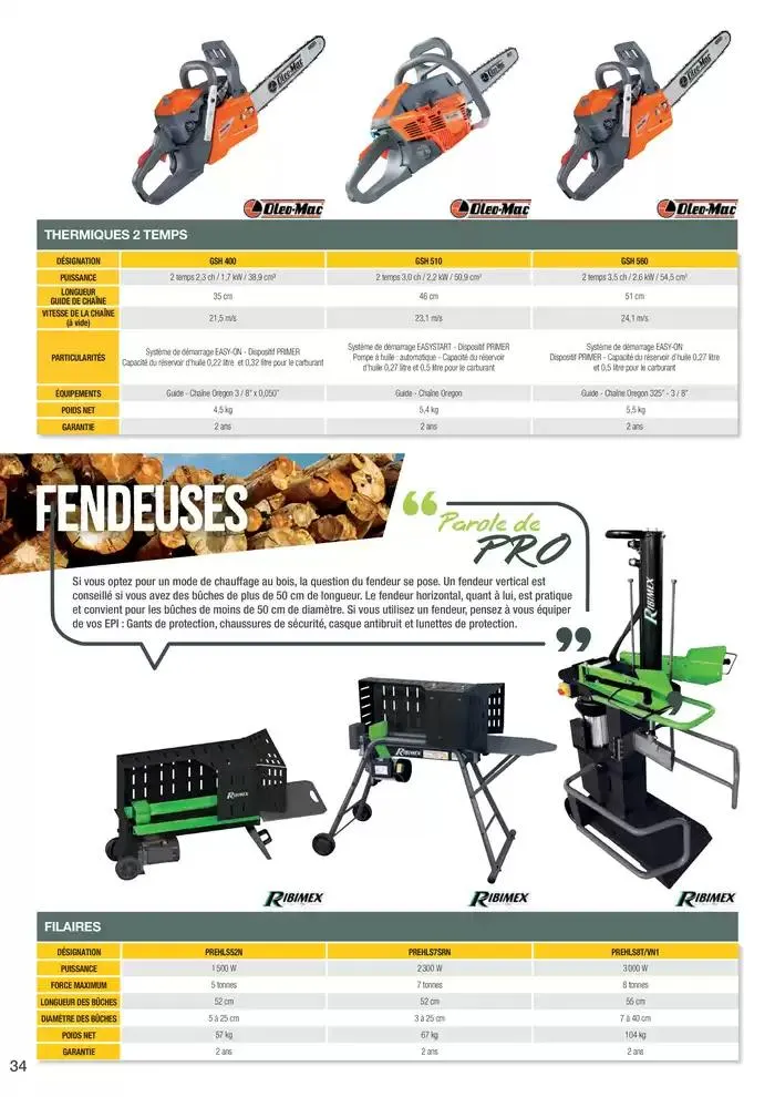 Point Vert Guide Motoculture 2025 du 17 janvier au 31 octobre 2025 - Catalogue page 34