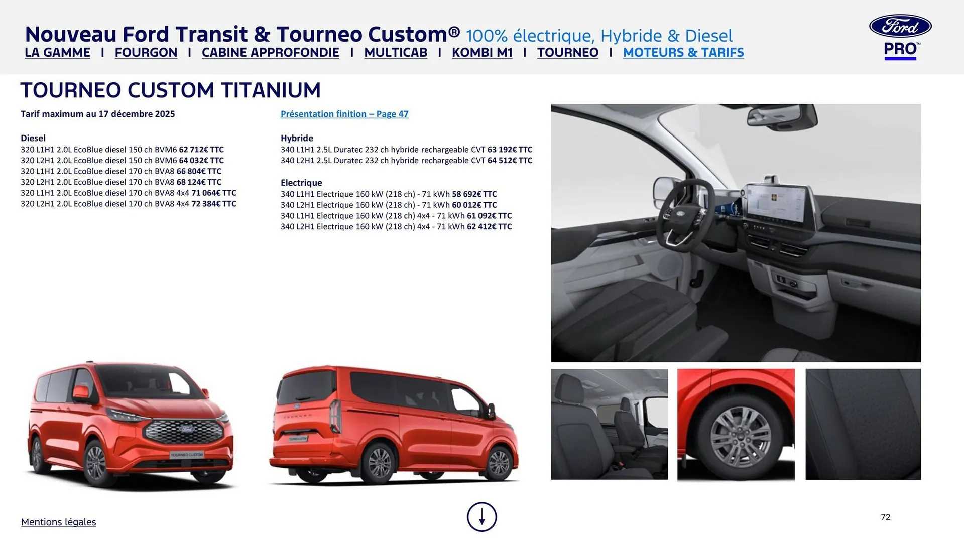 Catalogue Ford du 2 février au 31 décembre 2026 - Catalogue page 72