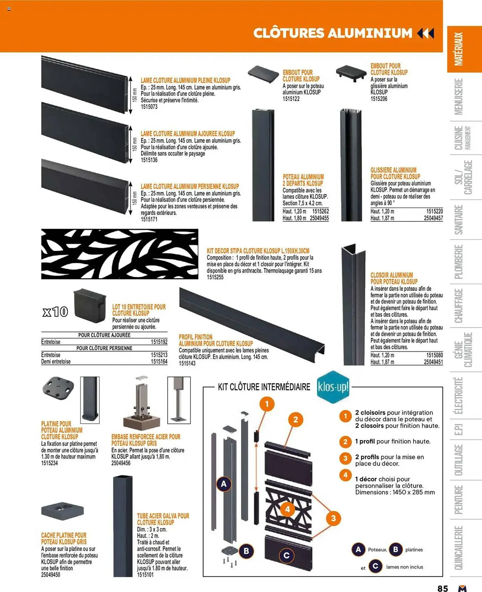 Catalogue Bricoman du 19 mars au 31 décembre 2025 - Catalogue page 85