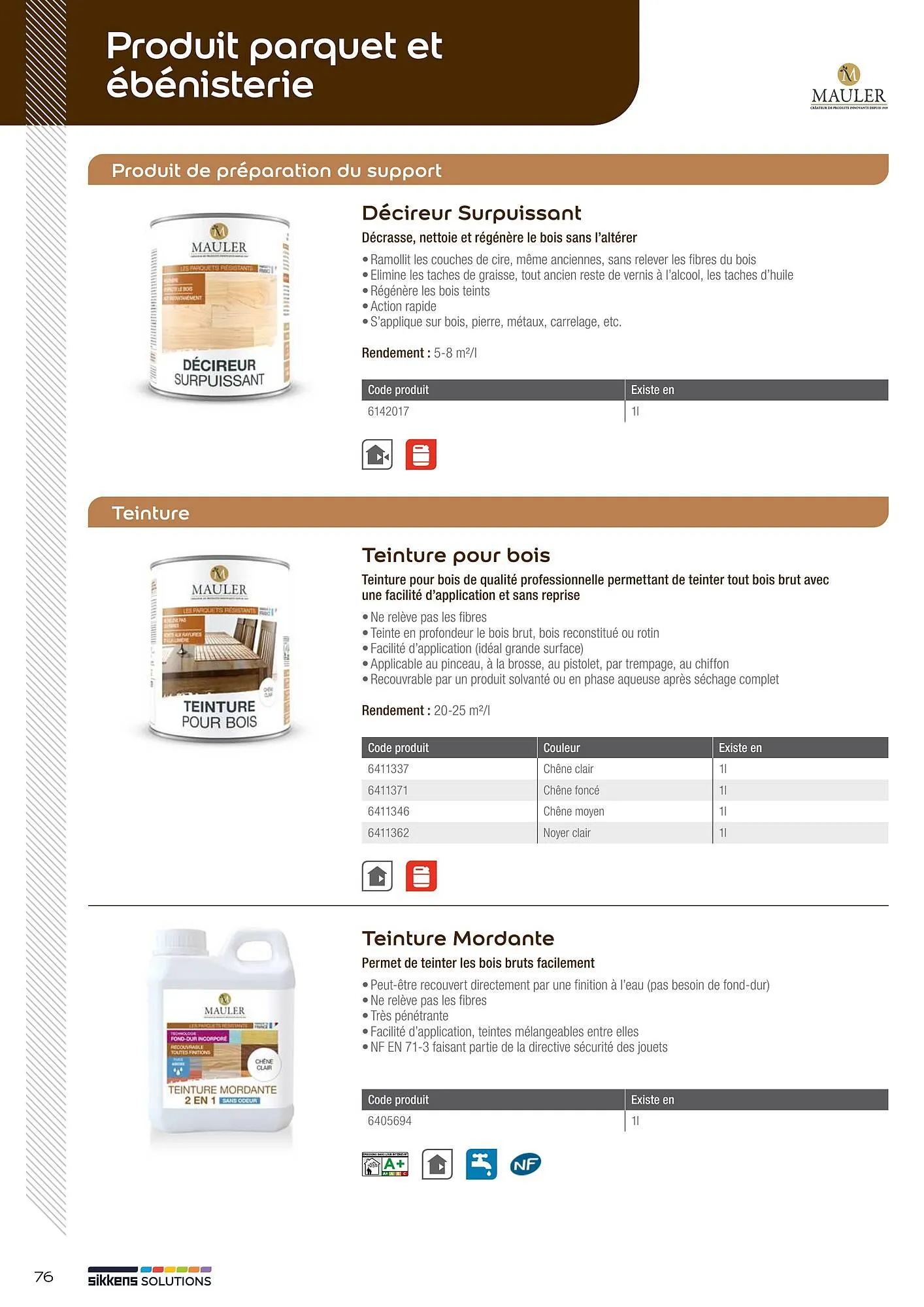 Catalogue Sikkens Solution du 8 janvier au 28 décembre 2025 - Catalogue page 76