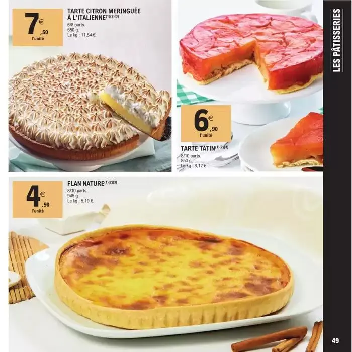 CARTE TRAITEUR PERMANENTE - MIXTE du 8 avril au 17 novembre 2025 - Catalogue page 49