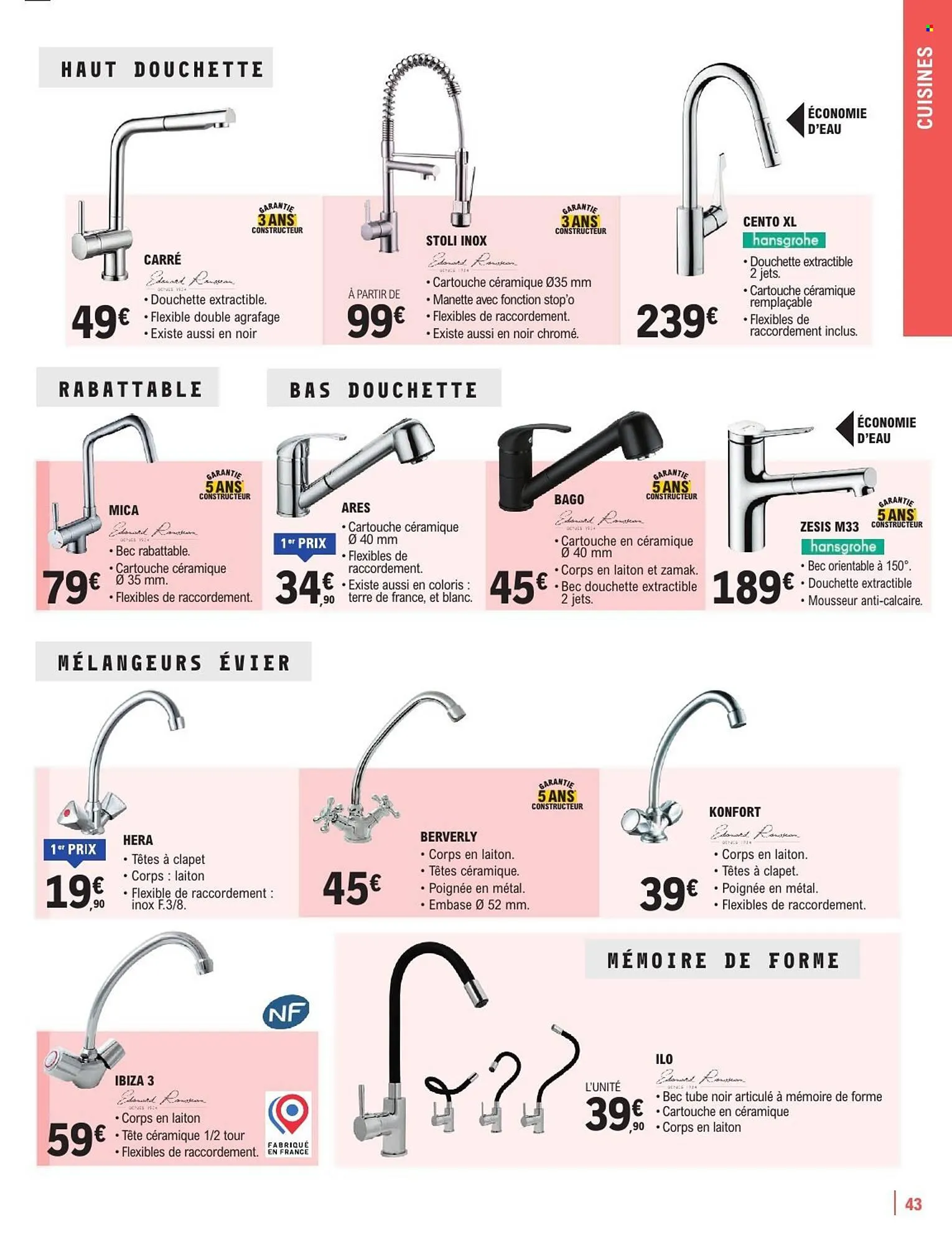 Catalogue E.Leclerc Brico du 6 janvier au 7 février 2026 - Catalogue page 43