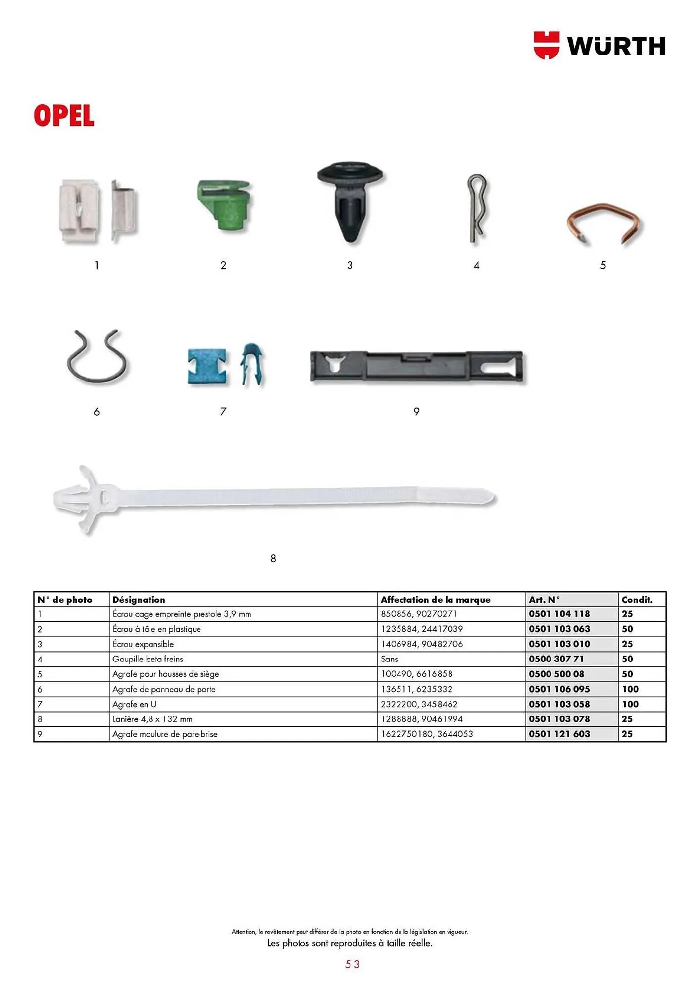 Catalogue Würth du 21 janvier au 31 décembre 2025 - Catalogue page 53