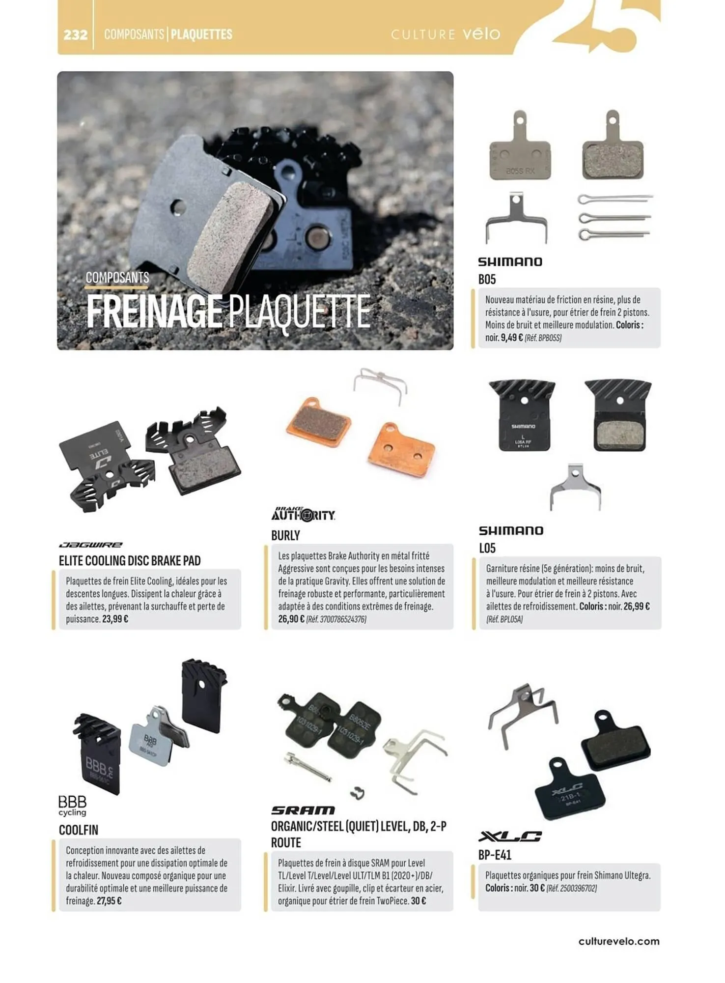 Catalogue Culture Vélo du 2 mai au 31 décembre 2025 - Catalogue page 232