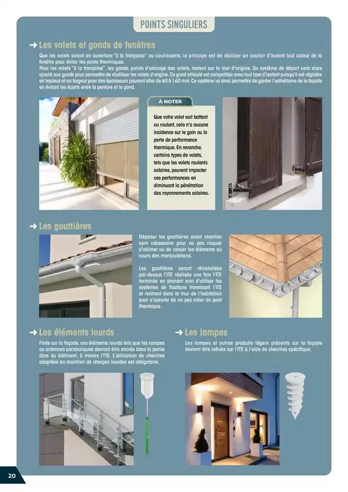 Guide Isolation Thermique par l'Extérieur du 18 février au 31 décembre 2025 - Catalogue page 20