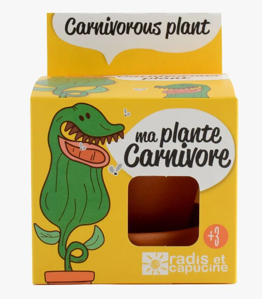 Kit DIY à planter plantes Carnivores - Radis et Capucine