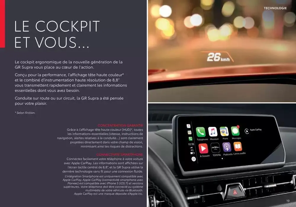 Toyota Supra du 9 avril au 9 avril 2026 - Catalogue page 19