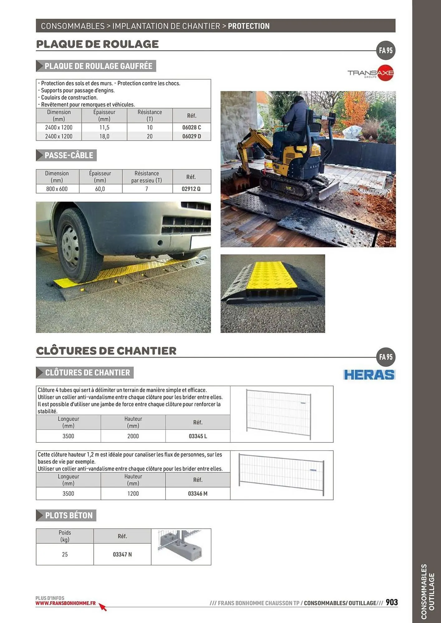 Catalogue Chausson Matériaux du 24 septembre au 31 décembre 2025 - Catalogue page 903
