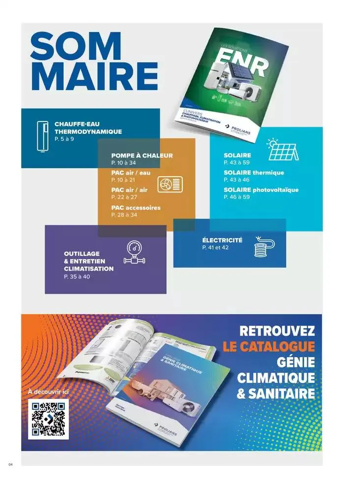 L'UNIVERS CHAUFFAGE, CLIMATISATION & PHOTOVOLTAÏQUE du 1 janvier au 31 décembre 2026 - Catalogue page 4