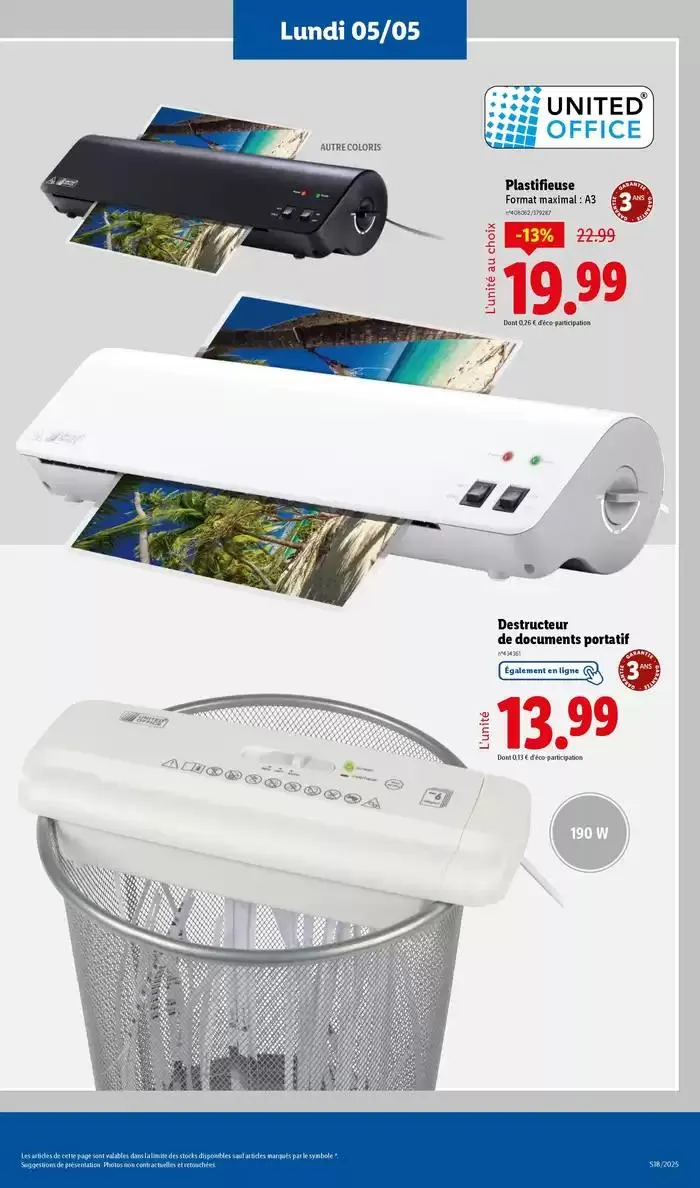 Découvrez des équipements pour vos sorties en plein air et pour embêllir votre jardin ! du 5 mai au 8 mai 2025 - Catalogue page 13