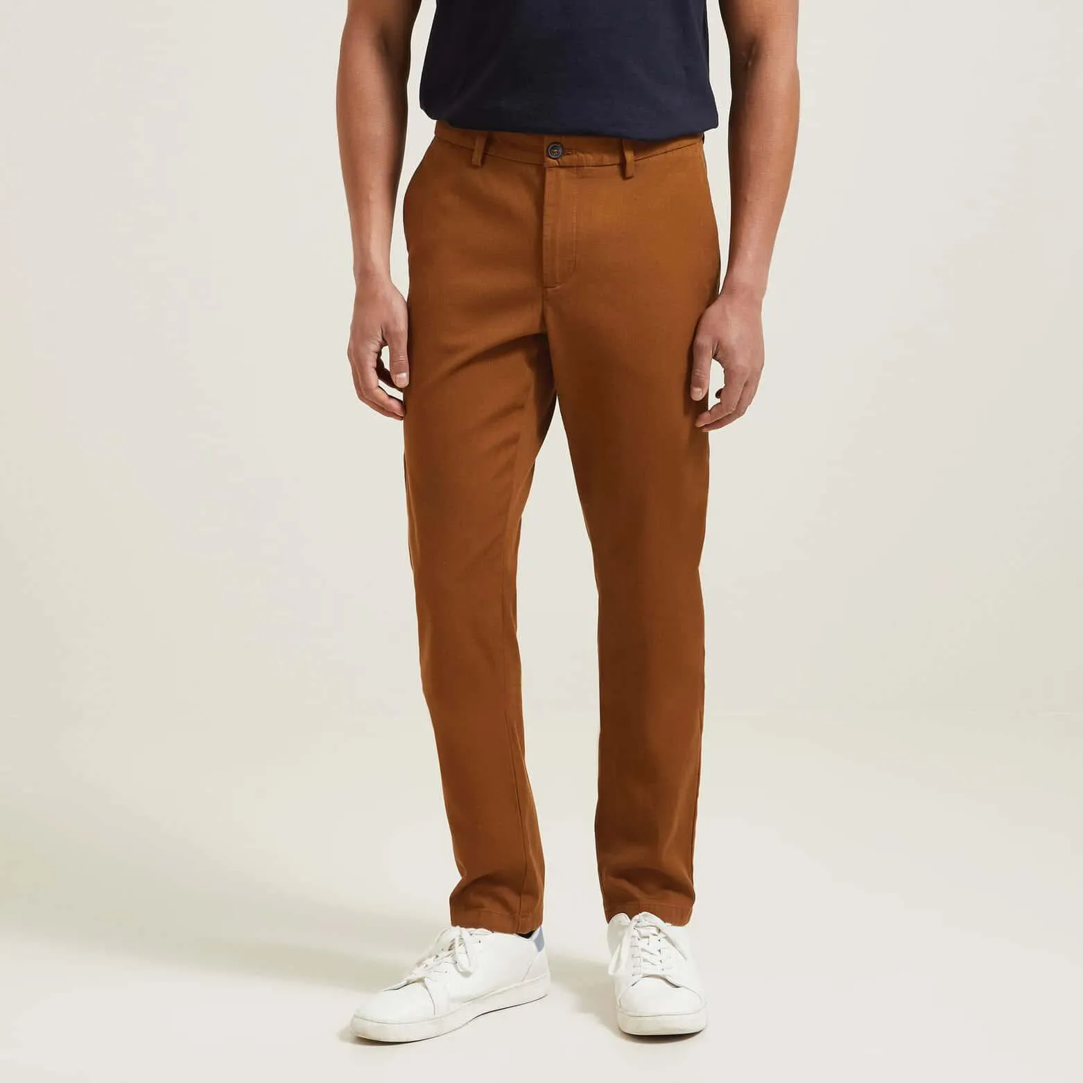 Pantalon chino slim urbain "le parfait by JULES" - Camel