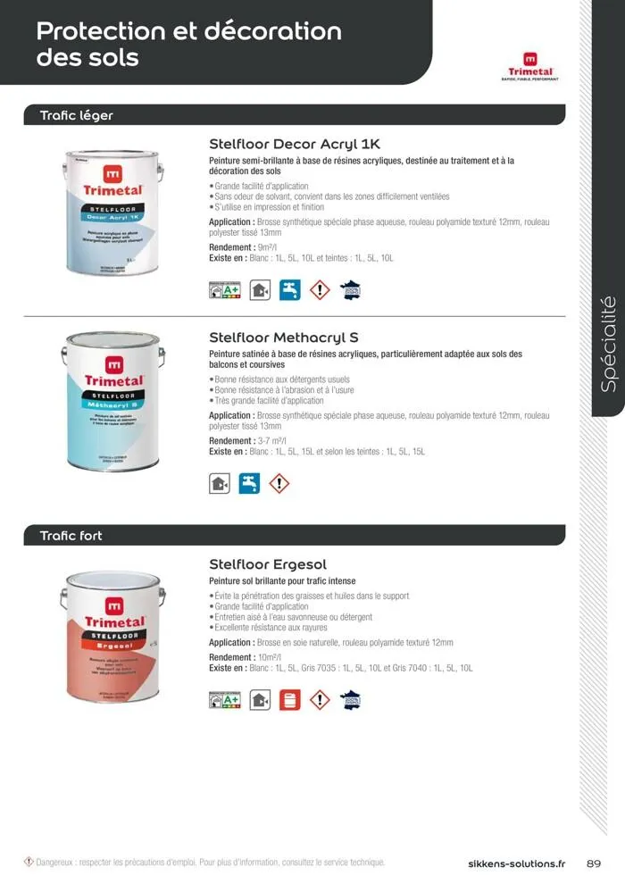 Le catalogue Sikkens Solutions 2023 du 9 mai au 31 décembre 2025 - Catalogue page 89