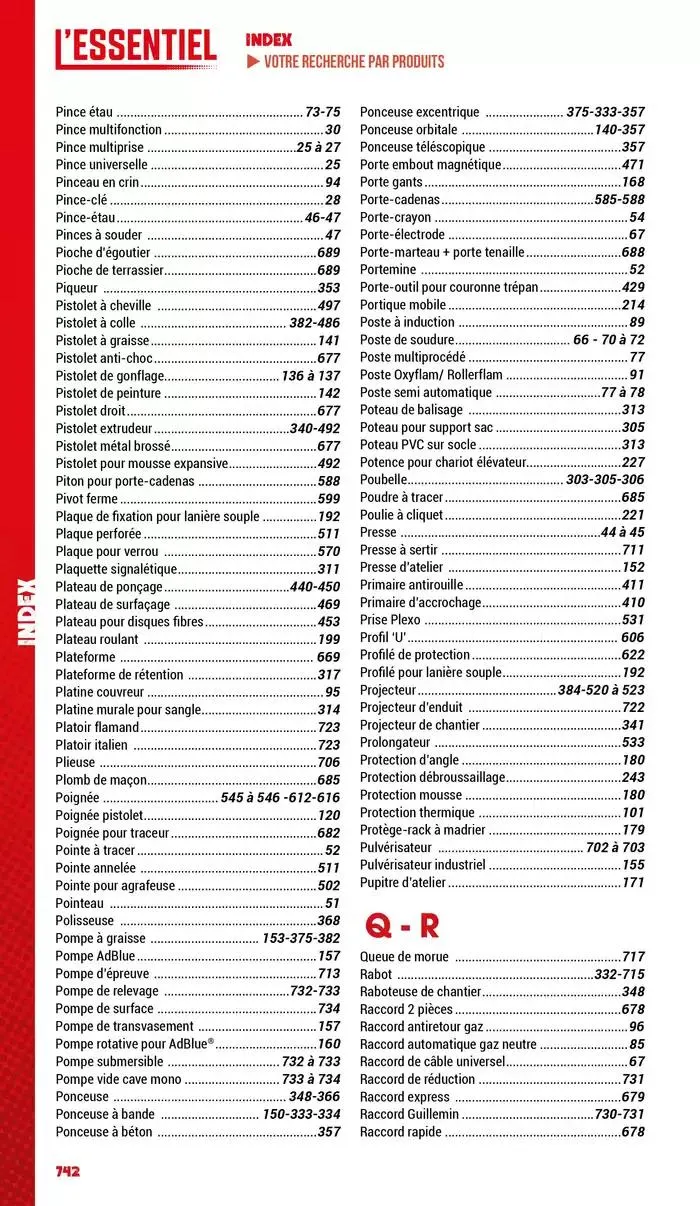 Essentiel Industrie 2025 du 3 janvier au 31 décembre 2025 - Catalogue page 744