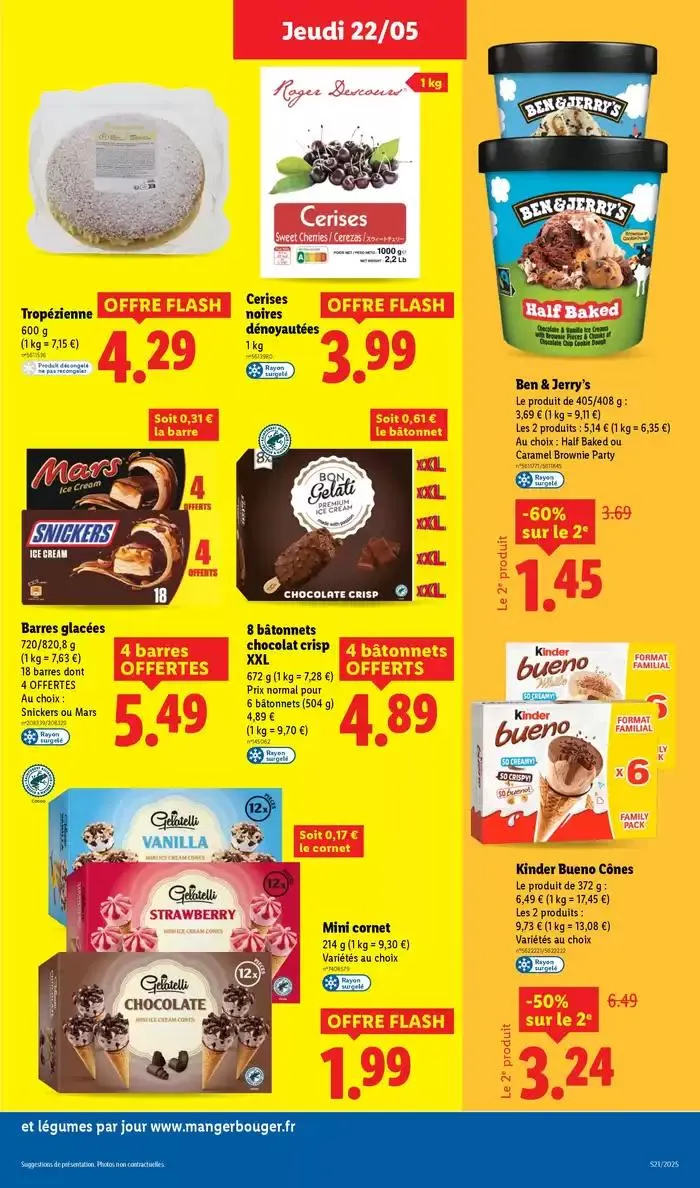 Faites votre plein de courses chez Lidl et profitez de nombreux produits à prix réduits ! du 22 mai au 28 mai 2025 - Catalogue page 19