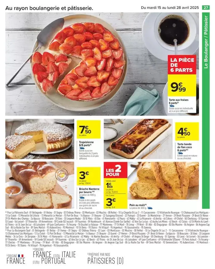 CRÊPES PARTY du 15 avril au 28 avril 2025 - Catalogue page 29