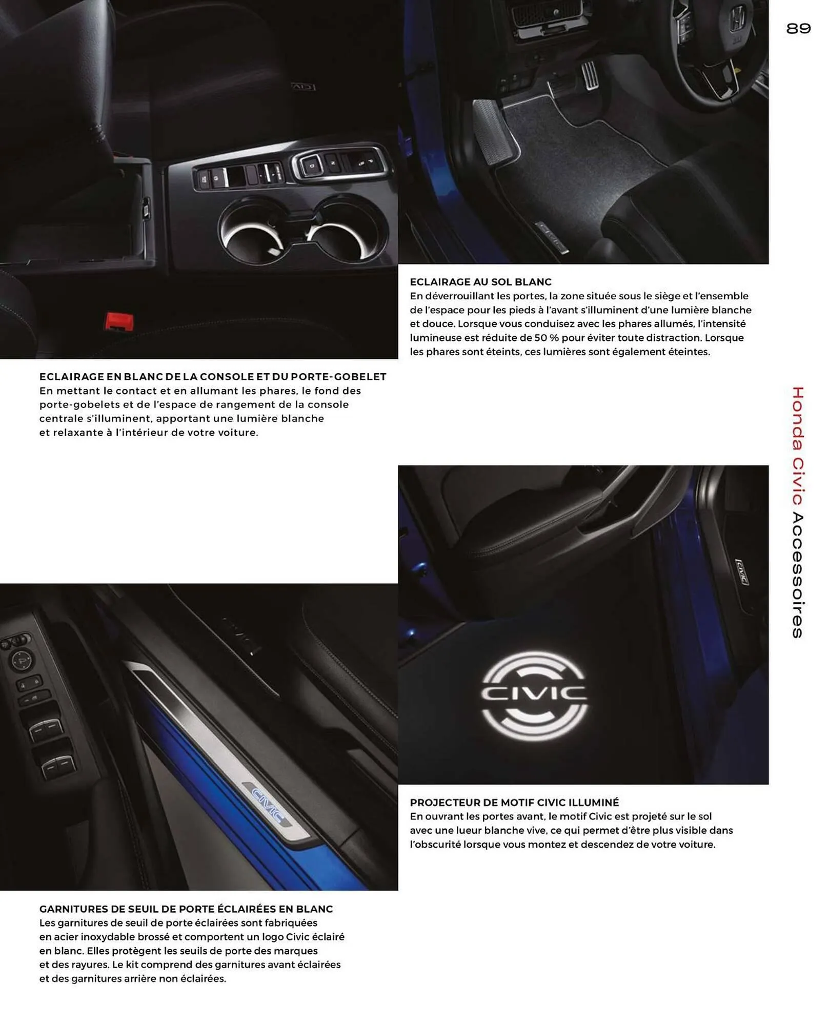 Catalogue Honda Civic Hybrid du 20 décembre au 30 juin 2024 - Catalogue page 89