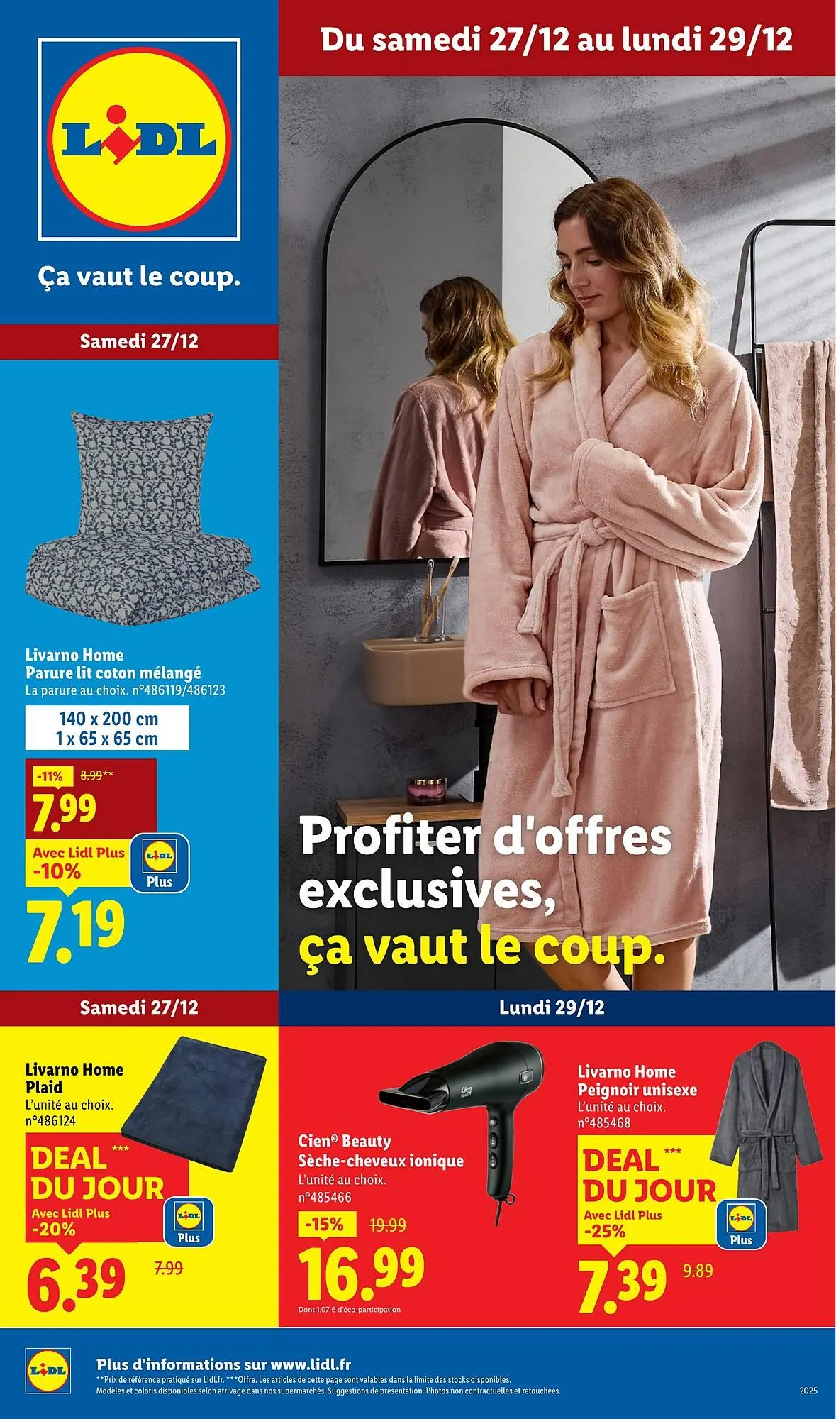 Catalogue Lidl du 27 décembre au 29 décembre 2025 - Catalogue page 1