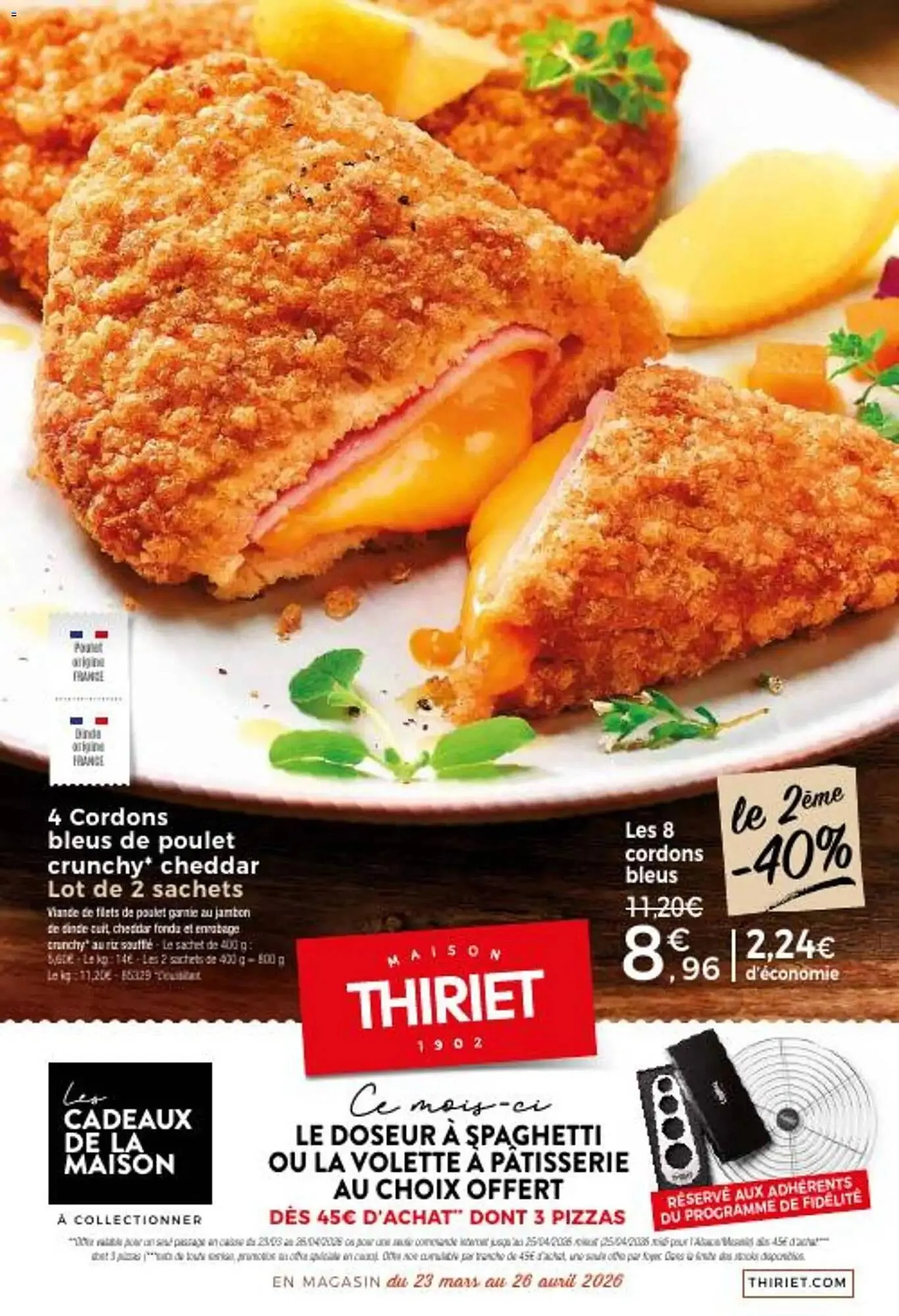 Catalogue Thiriet du 23 mars au 26 avril 2026 - Catalogue page 1