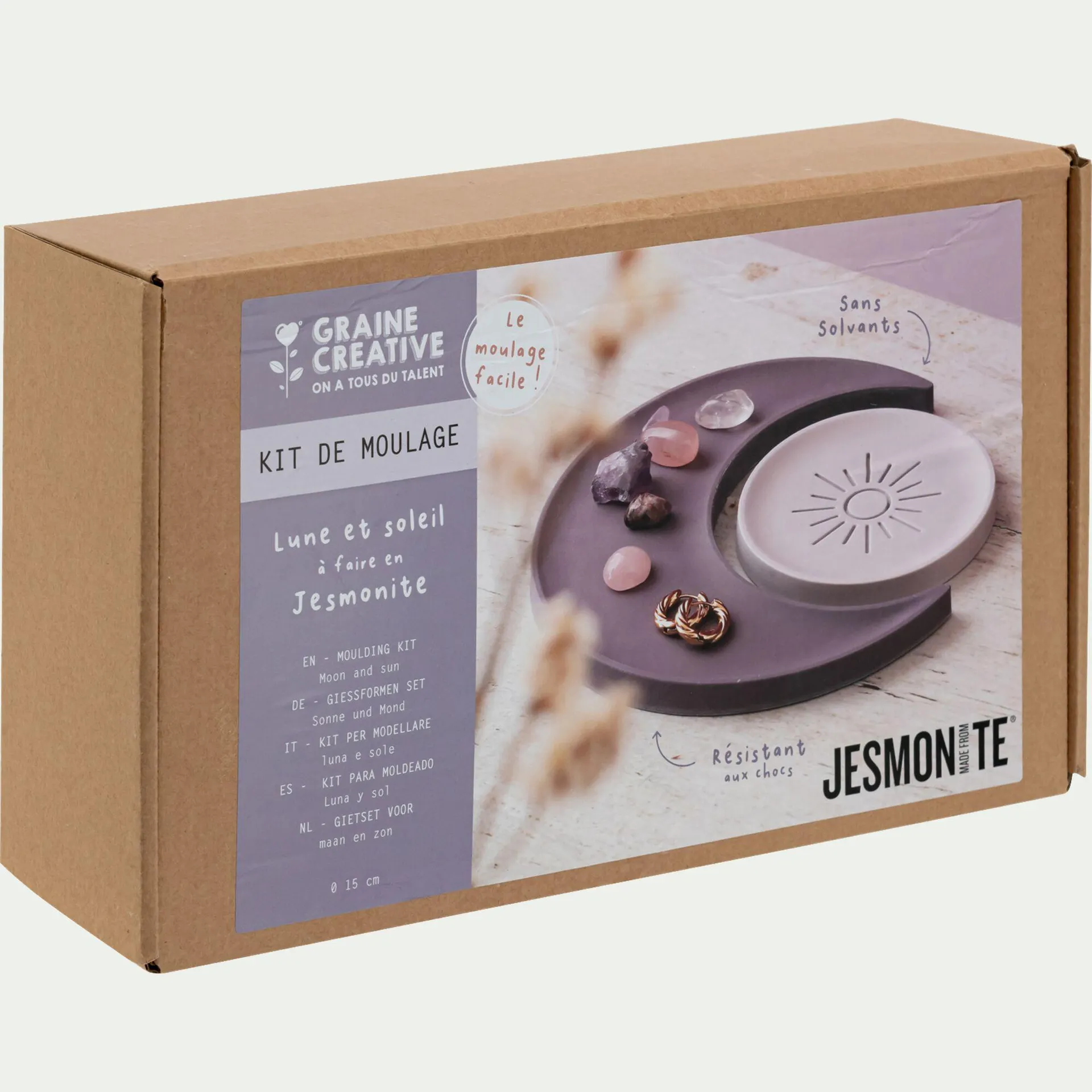 Kit de création de 2 coupelles astrales en jesmonite