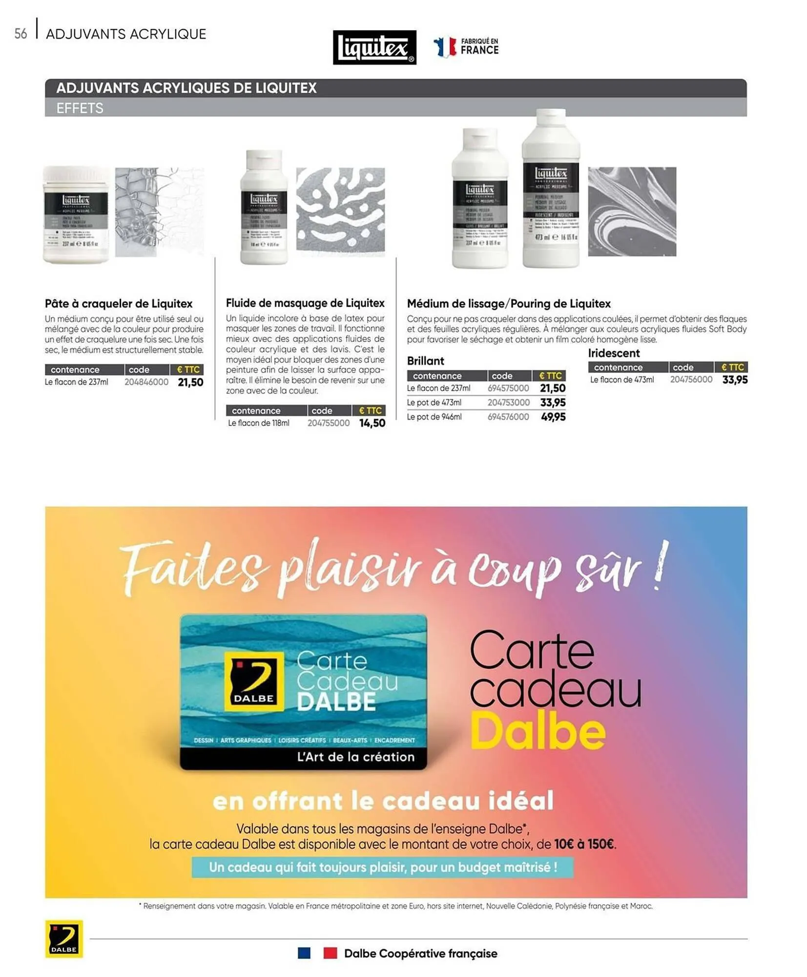 Catalogue Dalbe du 27 janvier au 31 décembre 2025 - Catalogue page 58