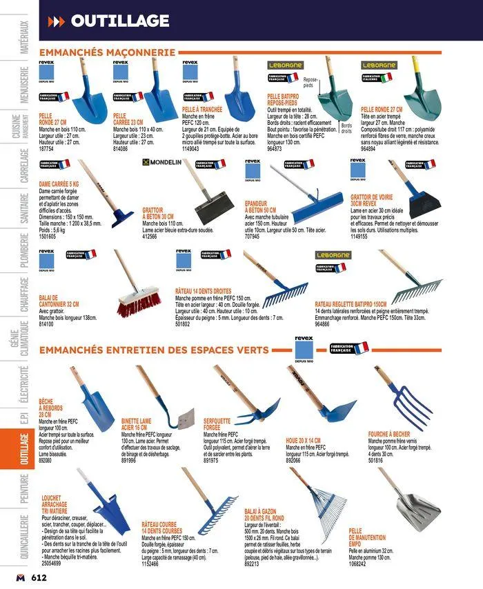 Guide produits 2024 du 15 mars au 31 décembre 2024 - Catalogue page 612