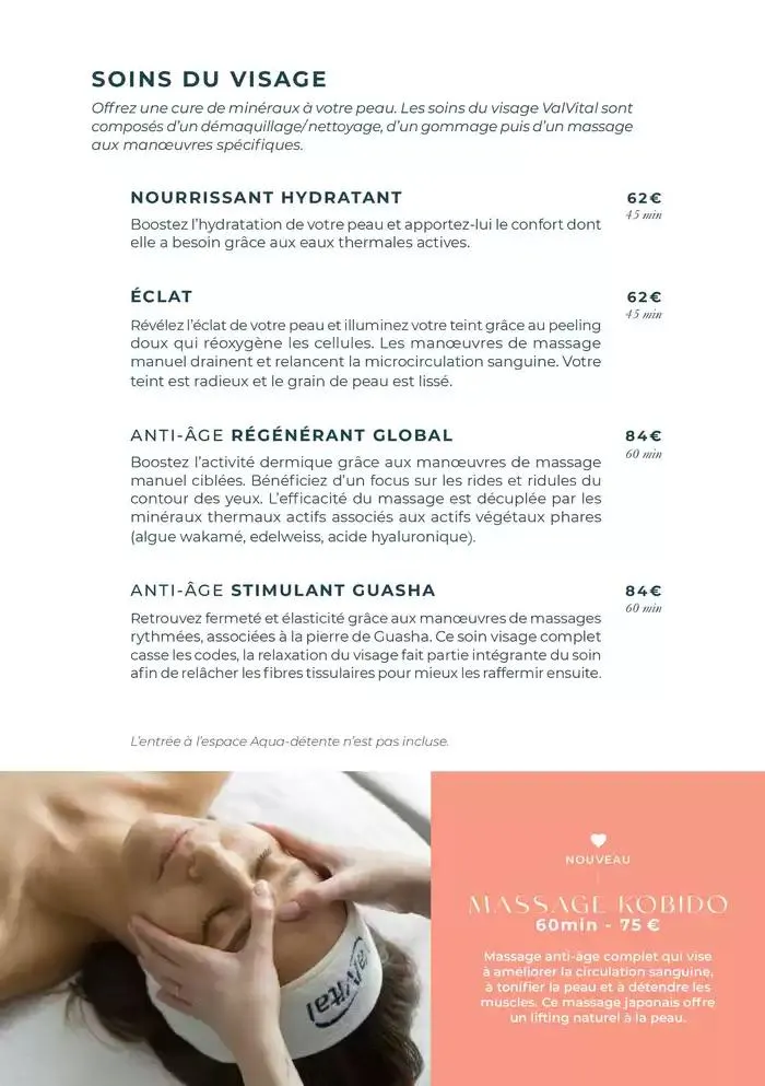 Carte Spa Vernet-les-Bains 2025 du 9 décembre au 31 décembre 2025 - Catalogue page 10