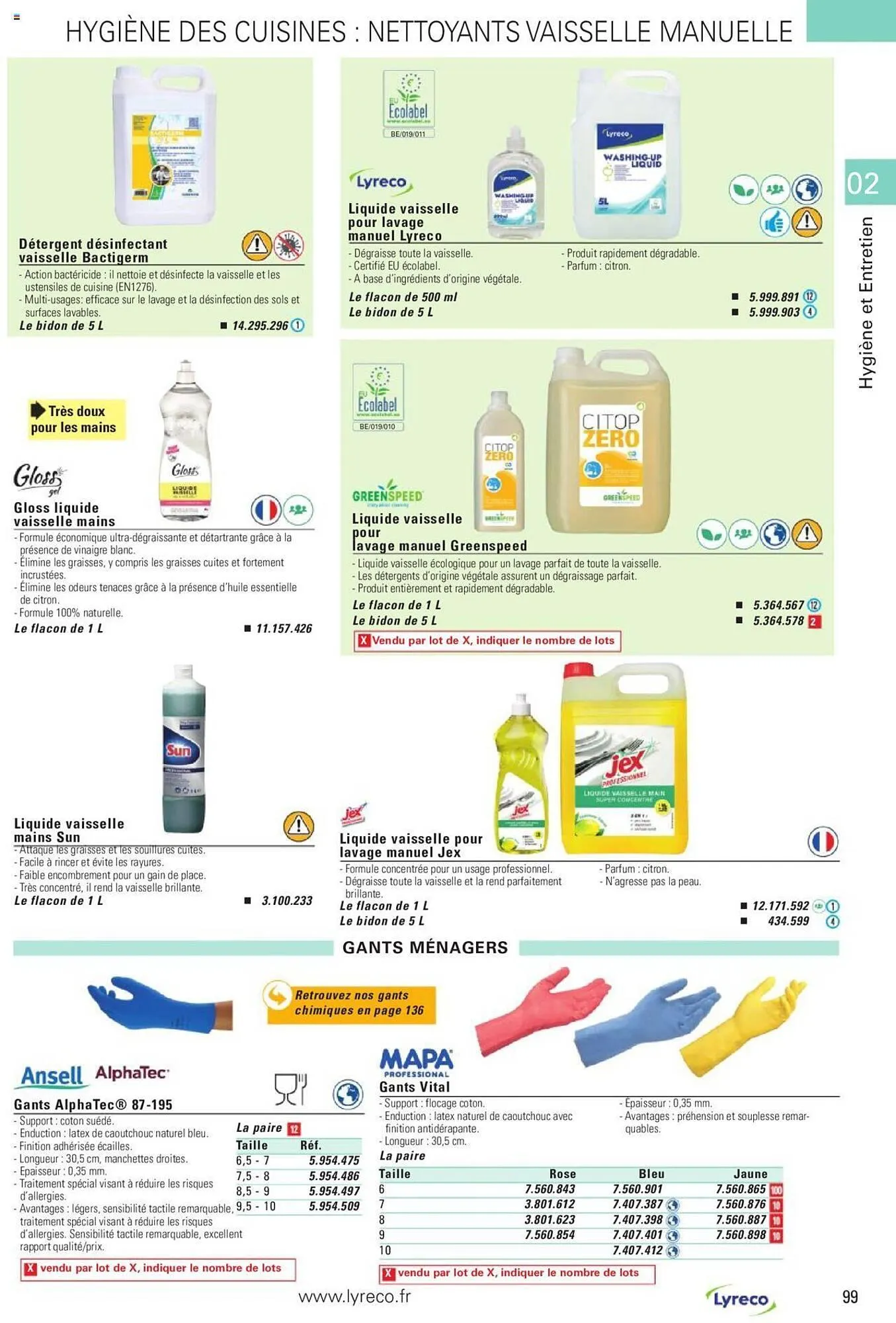 Catalogue Lyreco du 15 mai au 31 décembre 2023 - Catalogue page 99