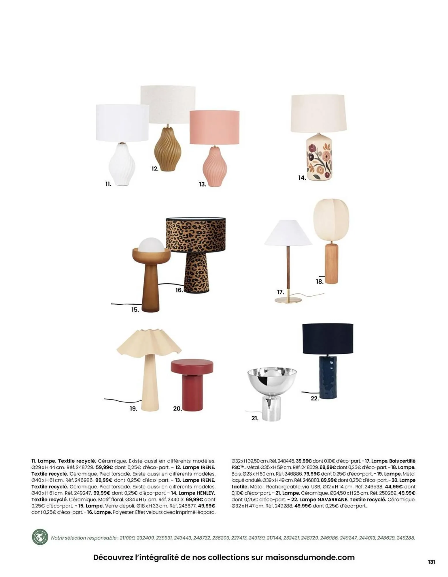 Catalogue Maisons du Monde du 11 décembre au 31 décembre 2025 - Catalogue page 131