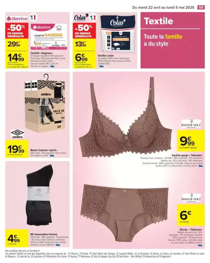 -50% SUR LE 2ÈME SUR TOUT JOKER du 22 avril au 5 mai 2025 - Catalogue page 59